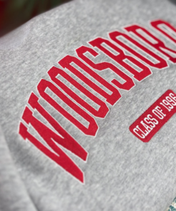 Alternative view of Woodsboro Embroidered Sweatshirt, Woodsboro Class Of 1996, Horror Movie Shirt