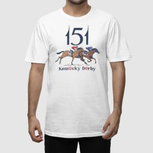 Alternative view of 151st Kentucky Derby Horse Racing Shirt