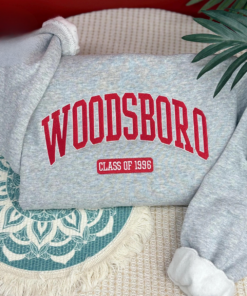 Woodsboro Embroidered Sweatshirt, Woodsboro Class Of 1996, Horror Movie Shirt