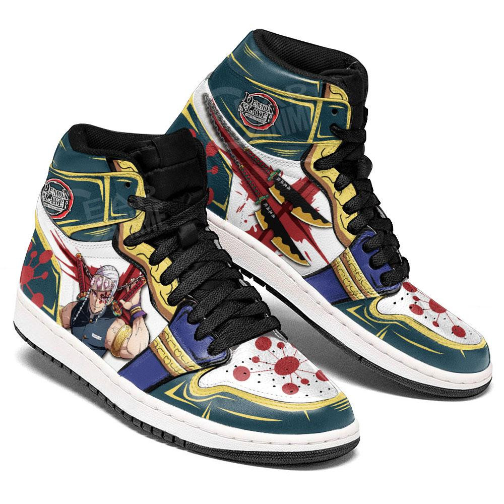 Uzui Tengen J1s Sneakers Anime Demon Slayer Shoes - Image 4