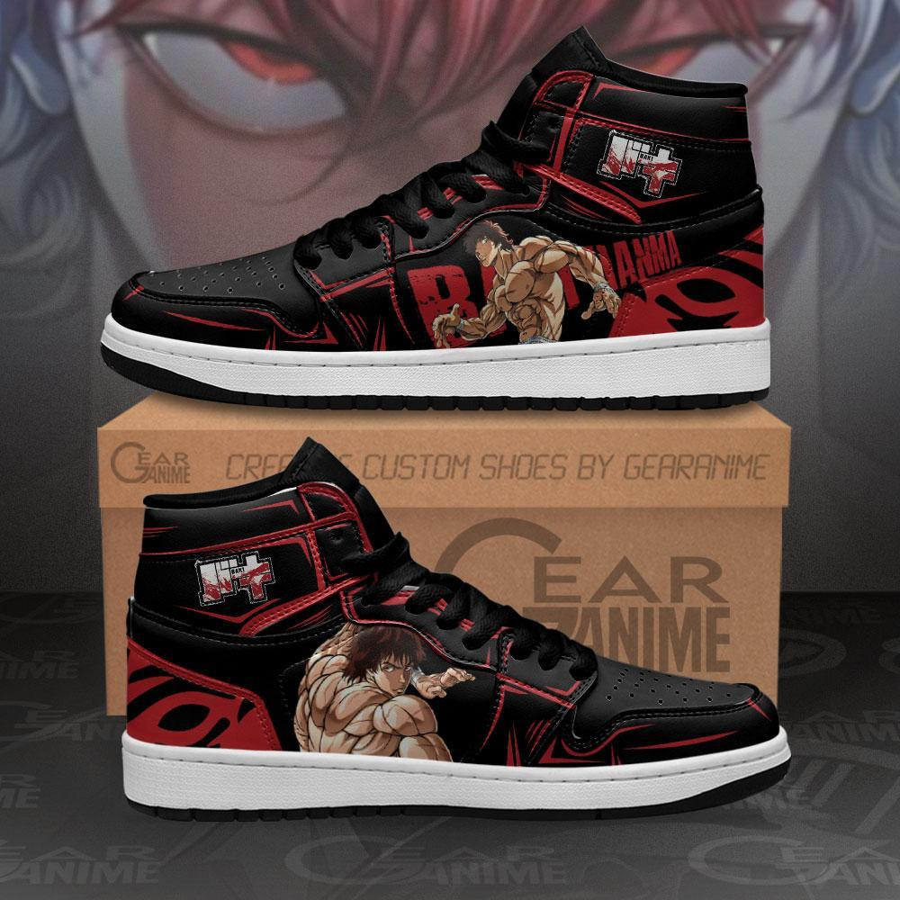 Baki Hanma J1s Sneakers Custom Anime Shoes