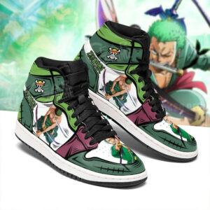 Roronoa Zoro J1s Sneakers Custom Anime Shoes