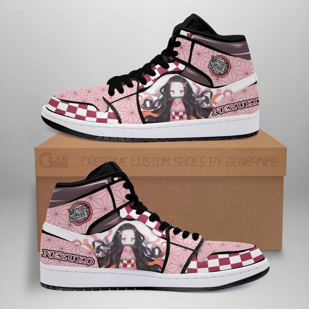 Nezuko J1s Sneakers Characters Style - Image 2