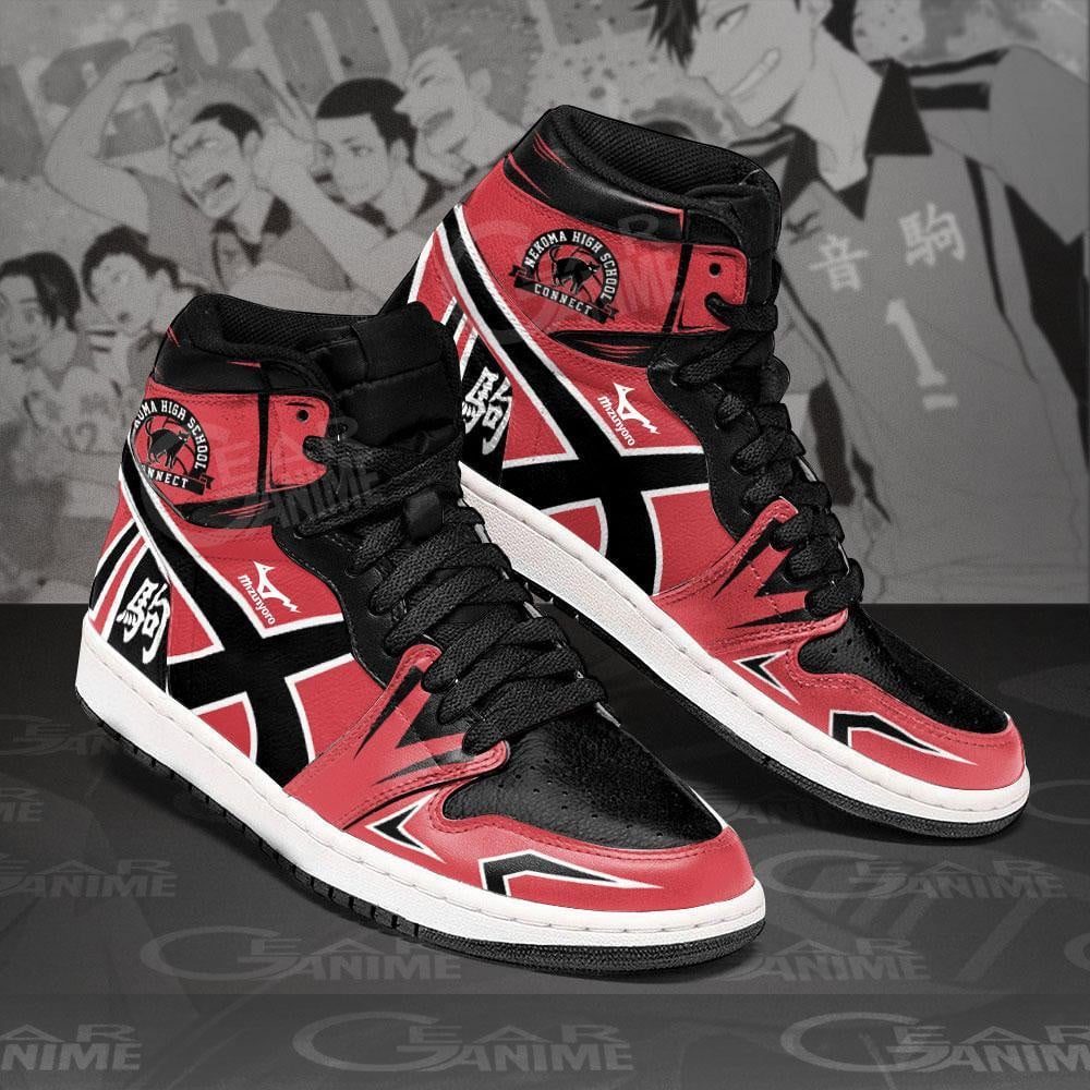 Nekoma High J1s Sneakers Anime - Image 2