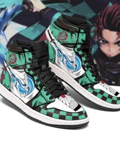 Alternative view of Tanjro Water Breathing J1s Sneakers Anime