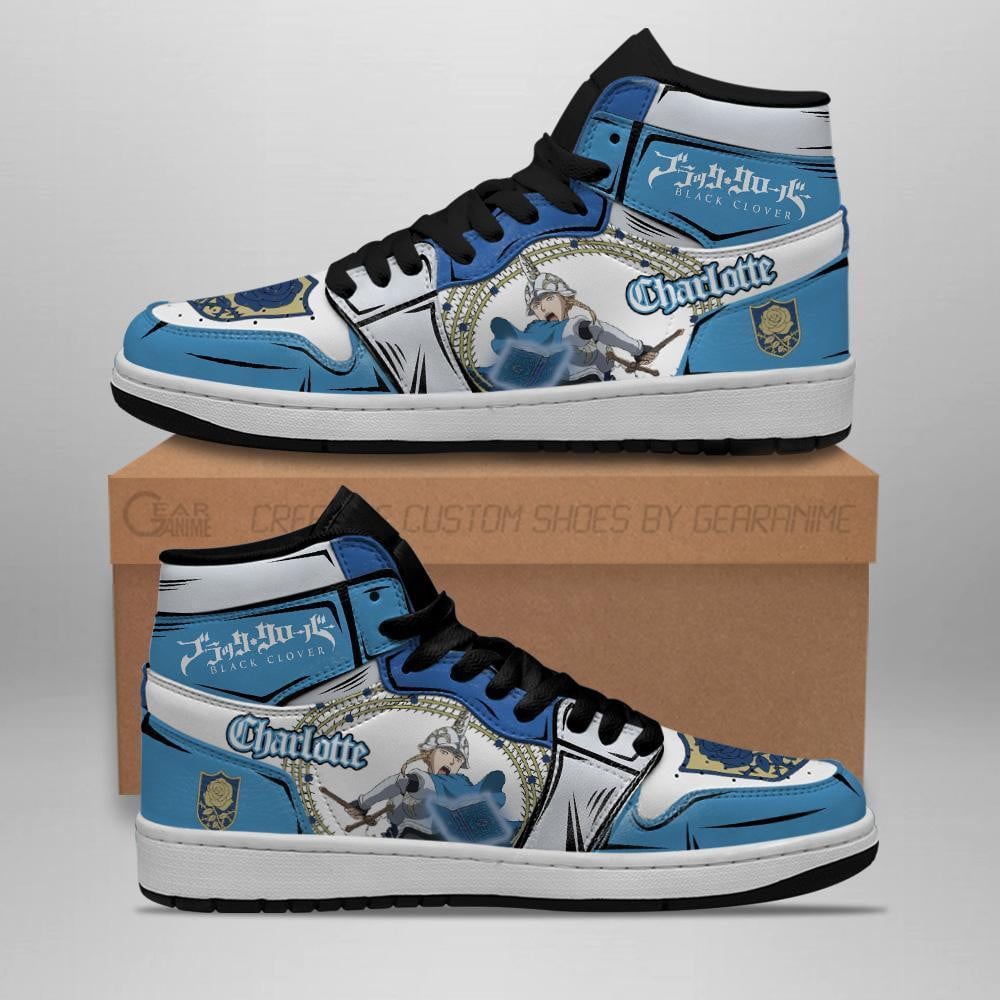 Blue Rose Charlotte Roselei J1s Sneakers Anime - Image 2