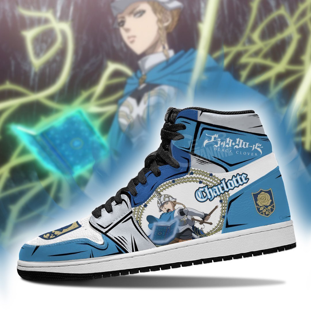 Blue Rose Charlotte Roselei J1s Sneakers Anime - Image 3