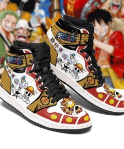 Alternative view of Jolly Roger Straw Hat Pirates J1s Sneakers