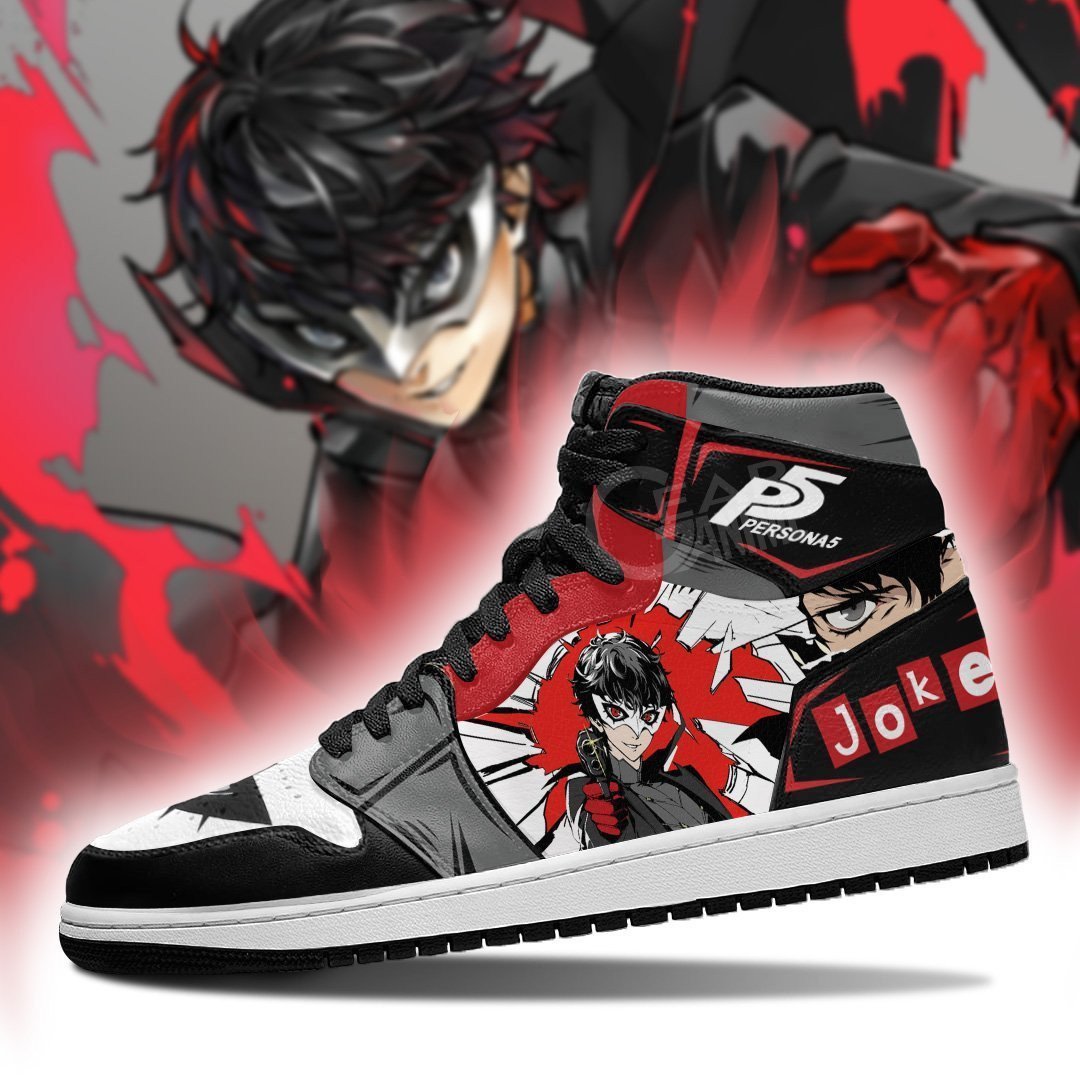 Persona 5 Ren Joker Amamiya J1s Sneakers - Image 3