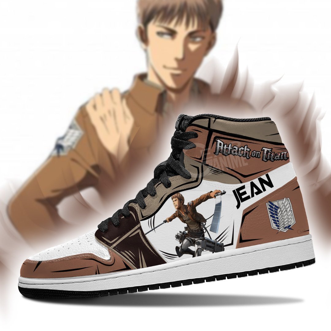 Jean Kirstein J1s Sneakers Anime Shingeki - Image 3