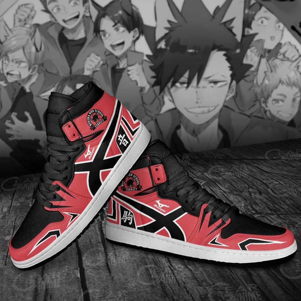 Nekoma High J1s Sneakers Anime - Image 4