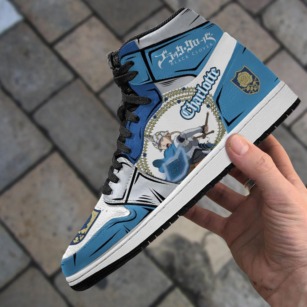 Blue Rose Charlotte Roselei J1s Sneakers Anime - Image 4