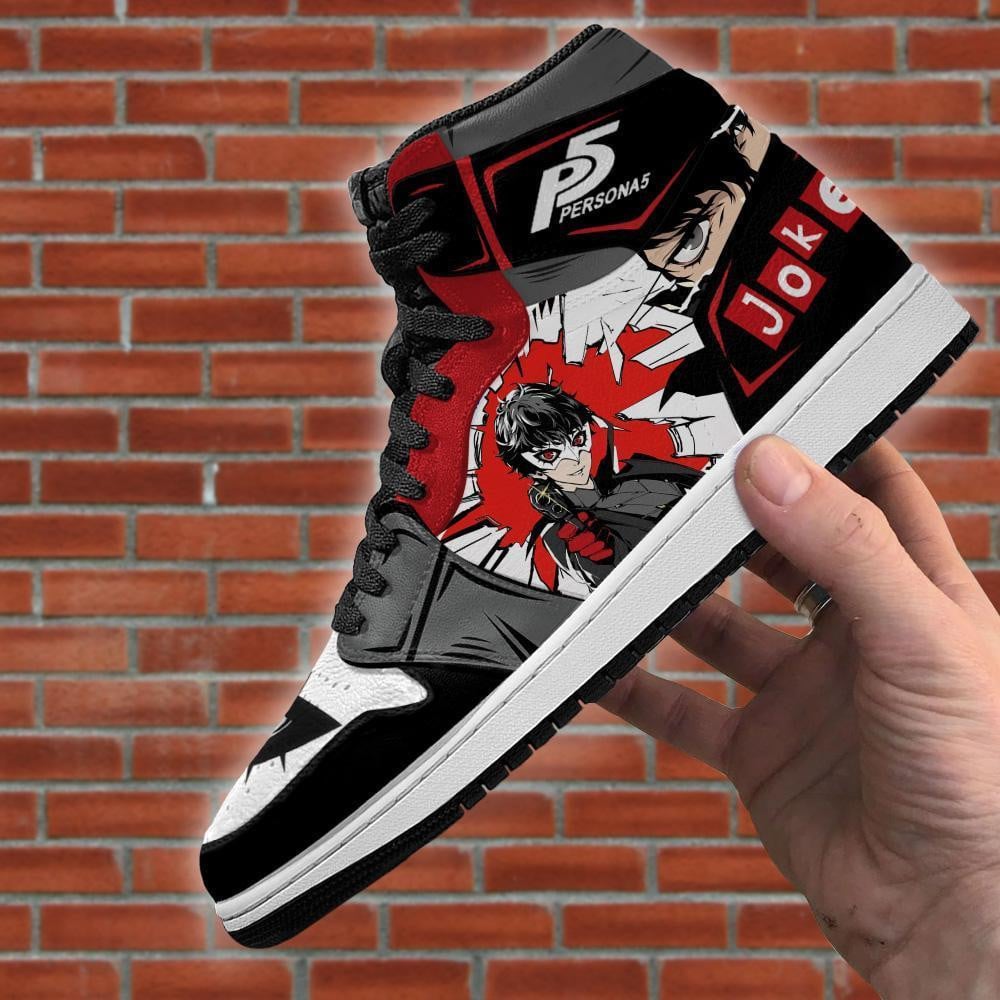 Persona 5 Ren Joker Amamiya J1s Sneakers - Image 4