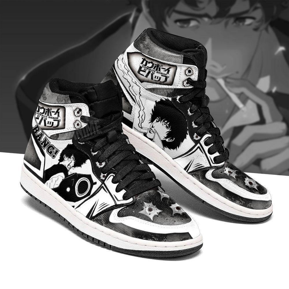 Spike Spiegel J1s Sneakers Manga Style - Image 2