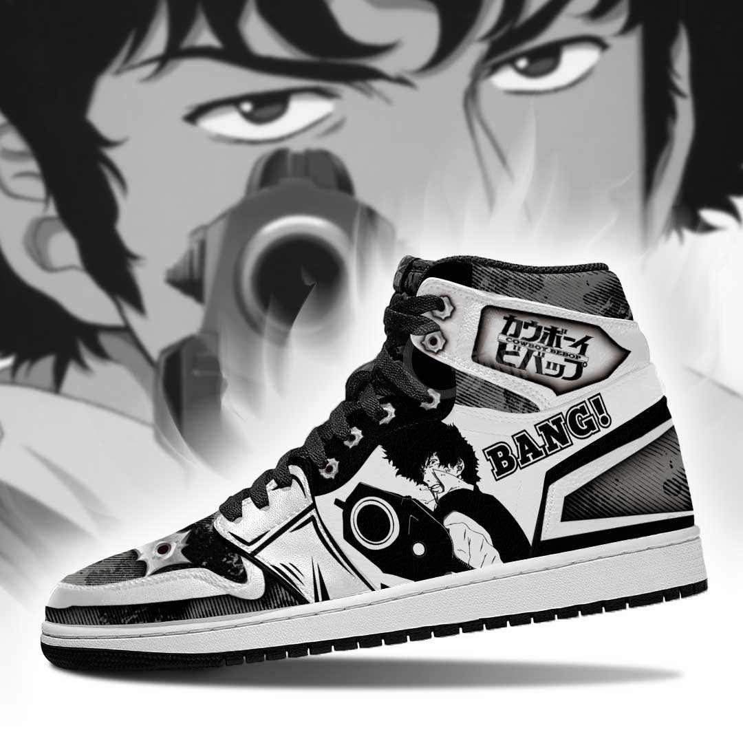 Spike Spiegel J1s Sneakers Manga Style - Image 5
