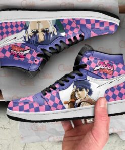 Alternative view of Jonathan Joestar J1s Sneakers Anime