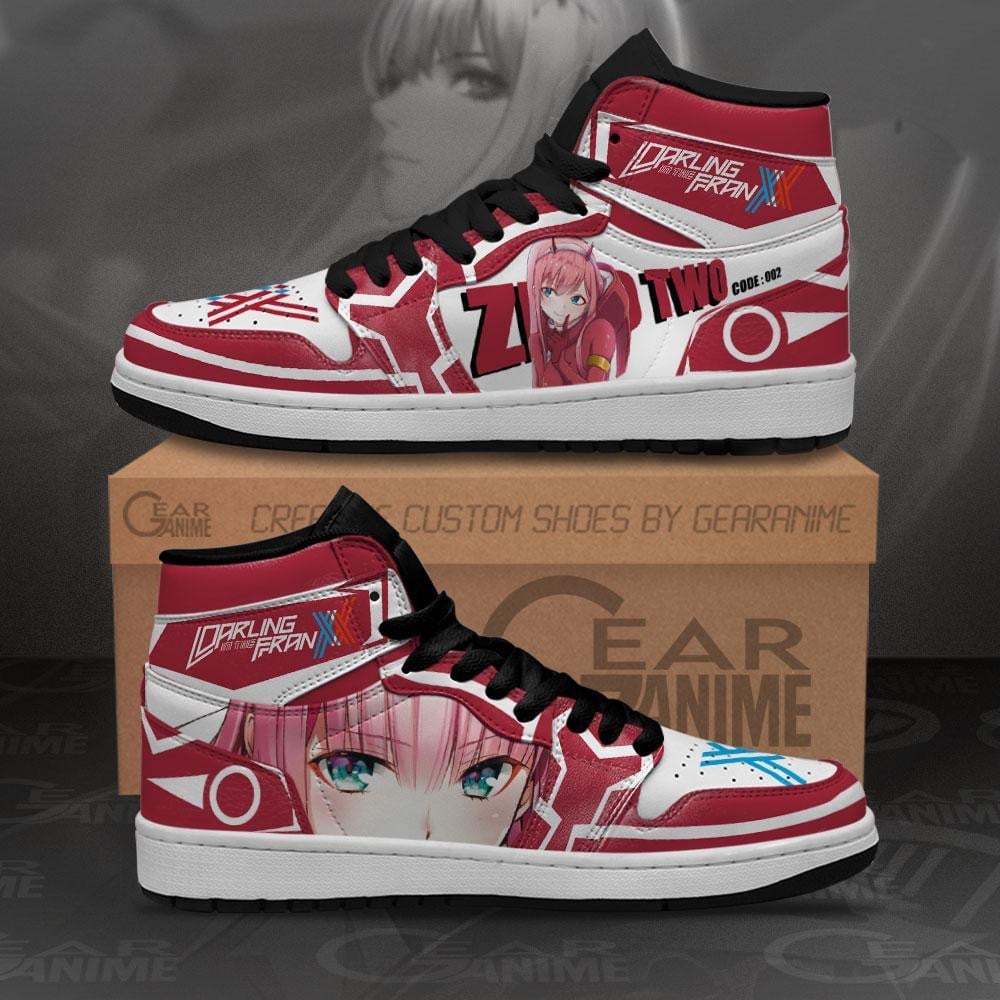 Zero Two J1s Sneakers Anime - Image 2