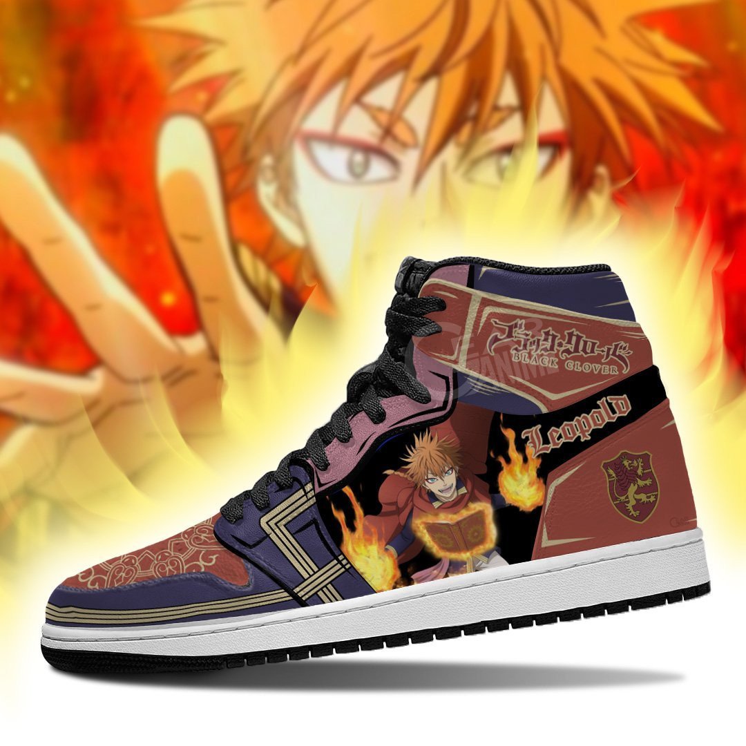 Crimson Lion Leopold Vermillion J1s Sneakers Anime - Image 3