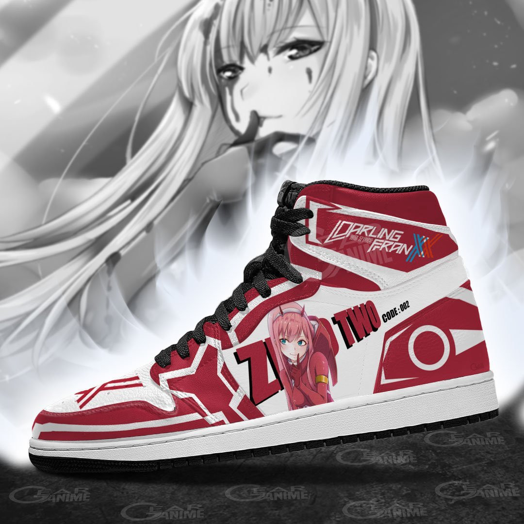 Zero Two J1s Sneakers Anime - Image 5