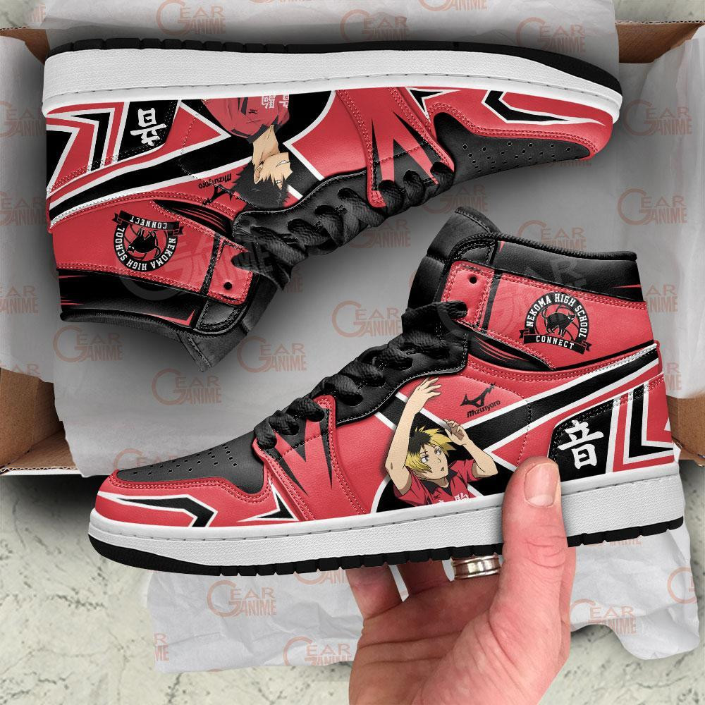 Tetsuro Kuroo and Kenma Kozume J1s Sneakers Anime MN22 - Image 3
