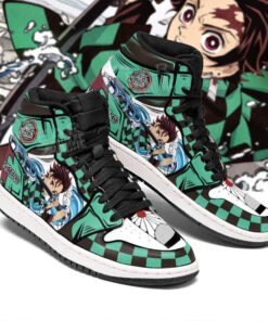 Alternative view of Tanjiro J1s Sneakers Anime Water Breathing