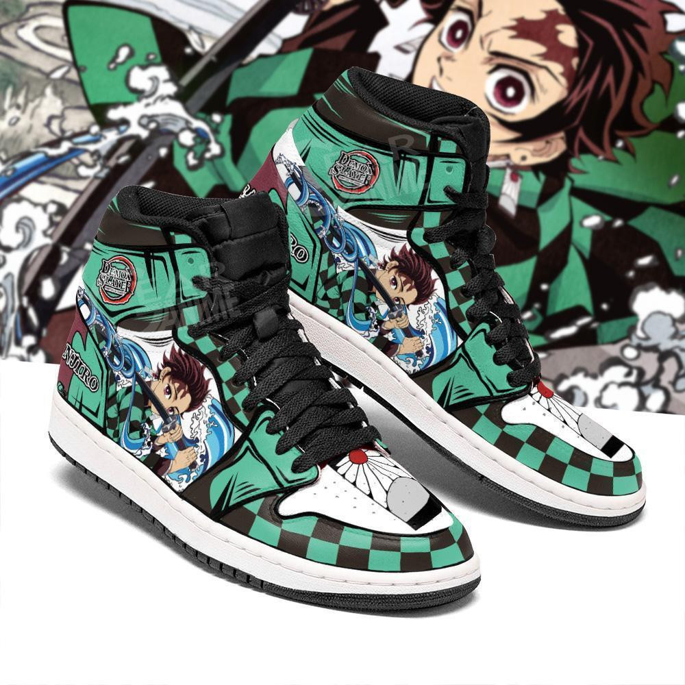 Tanjiro J1s Sneakers Anime Water Breathing - Image 2