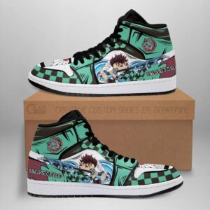 Tanjiro J1s Sneakers Anime Water Breathing