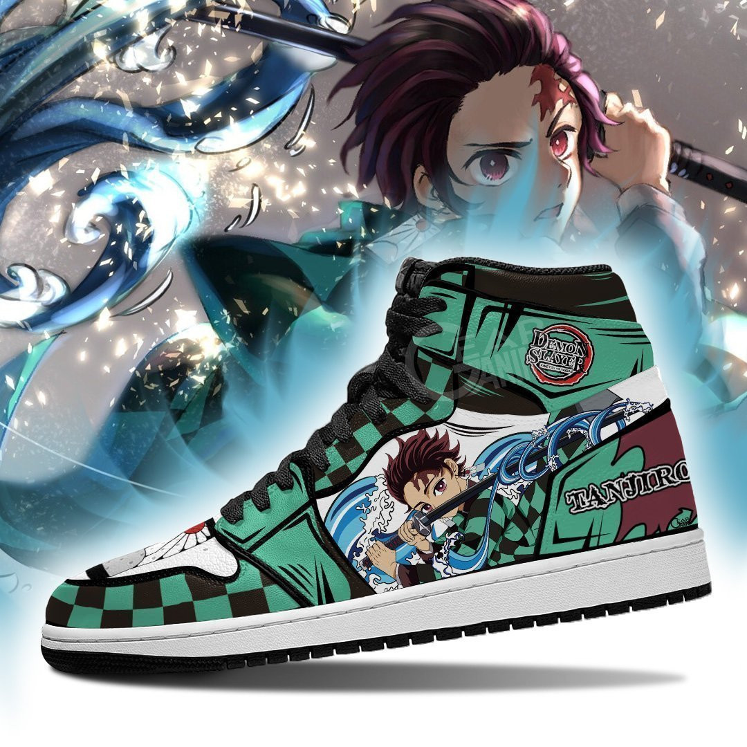 Tanjiro J1s Sneakers Anime Water Breathing - Image 3