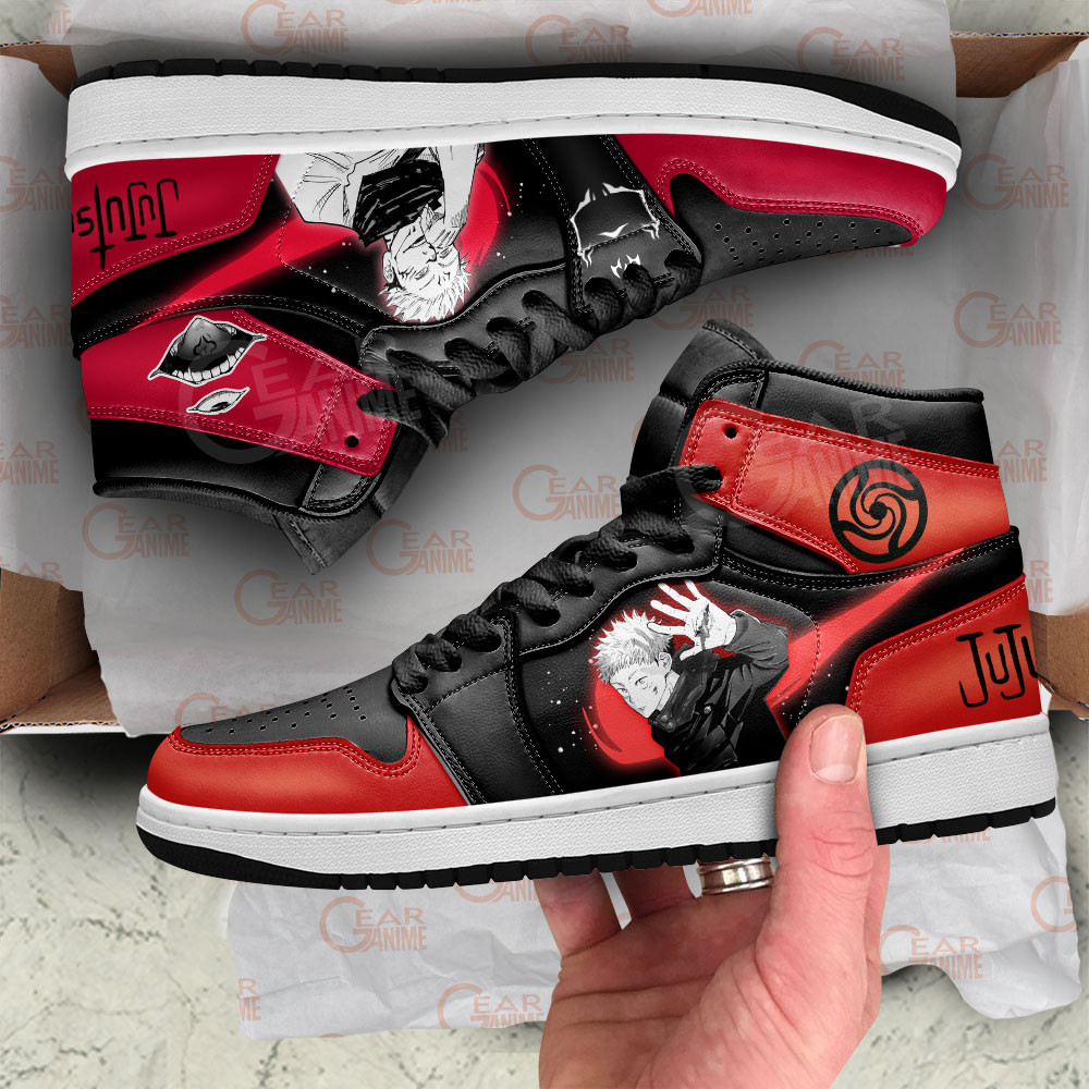 Yuji and Sukuna J1s Sneakers Anime MV25 - Image 4