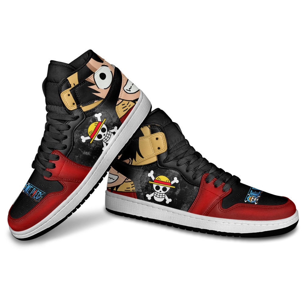 Straw Hat Luffy J1s Sneakers MV22 - Image 4