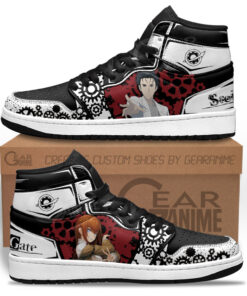 Okabe Rintarou and Makise Kurisu J1s Sneakers Anime MN25