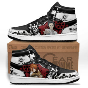 Okabe Rintarou and Makise Kurisu J1s Sneakers Anime MN25