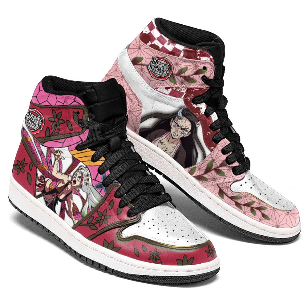 Daki and Nezuko Kamado J1s Sneakers Anime MN25 - Image 5