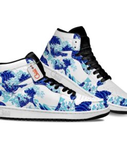 Japanese Kanagawa Great Wave J1s Sneakers