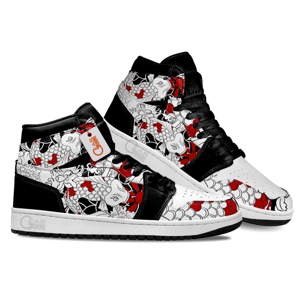 Japanese Koi Fish Tattoo J1s Sneakers