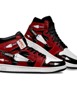 Japanese Ninja Kunai Red Clouds J1s Sneakers