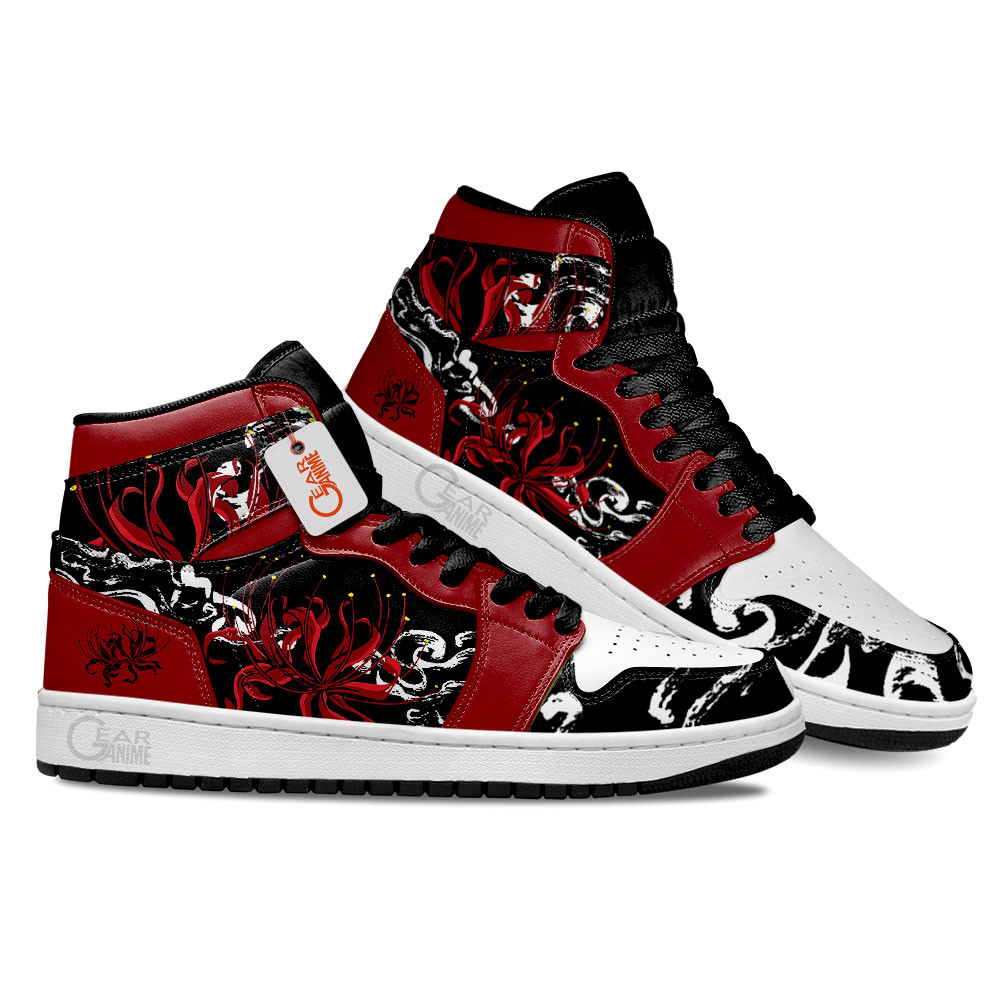 Red Spider Lily Flowers J1s Sneakers Japanese Styles