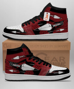 Alternative view of Japanese Ninja Kunai Red Clouds J1s Sneakers