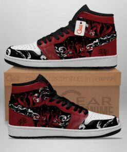 Alternative view of Red Spider Lily Flowers J1s Sneakers Japanese Styles