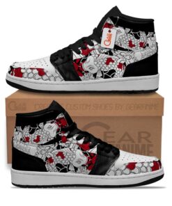 Alternative view of Japanese Koi Fish Tattoo J1s Sneakers