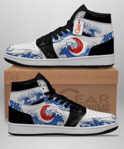 Alternative view of Japanese Kanagawa Wave Red Sun J1s Sneakers