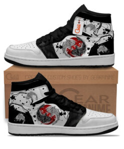 Alternative view of Japanese Yin Yang Koi Fish J1s Sneakers