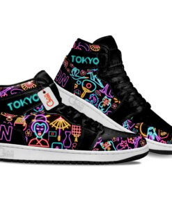 Japanese Tokyo Neon Signs J1s Sneakers