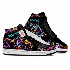 Japanese Tokyo Neon Signs J1s Sneakers
