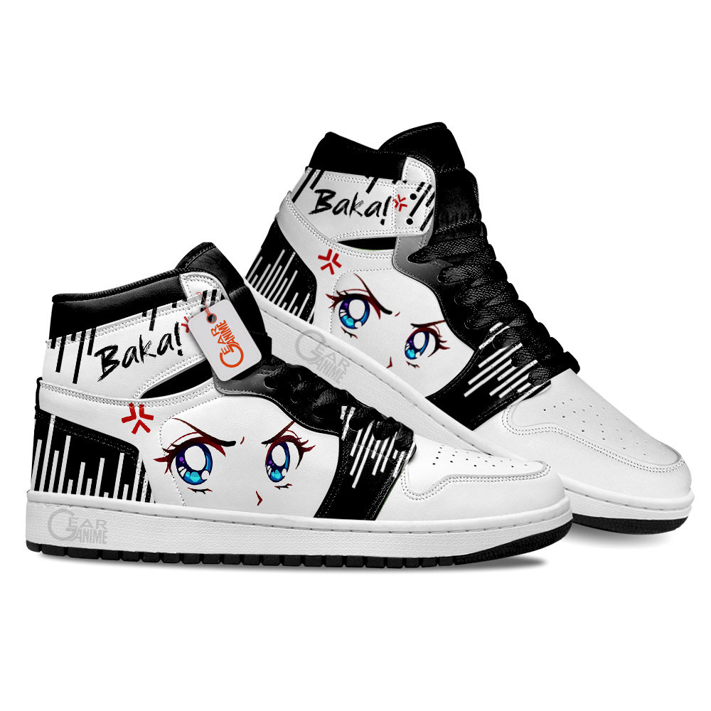 Baka J1s Sneakers Waifu Japanese Face Funny Shoes