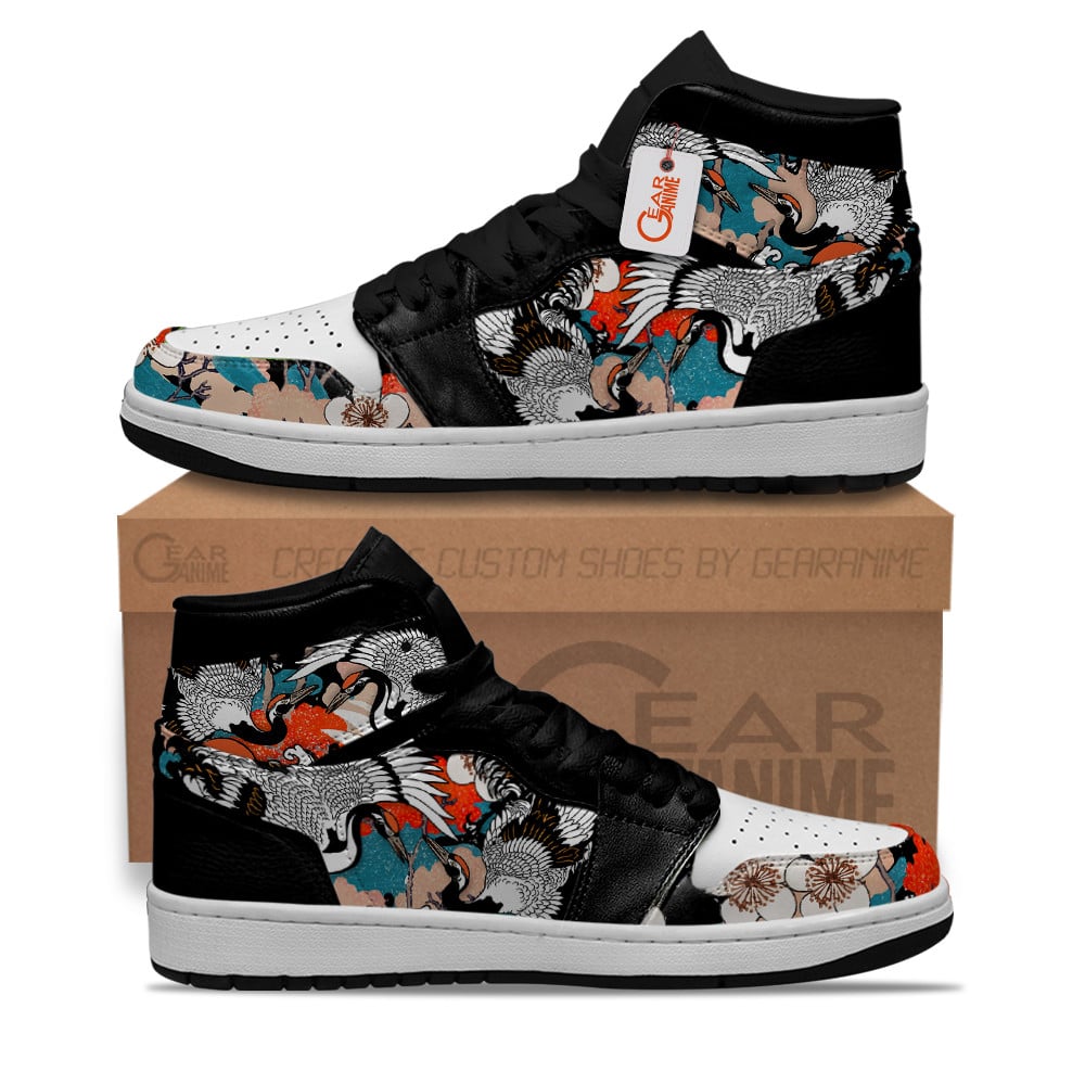 Japanese Cranes J1s Sneakers - Image 2