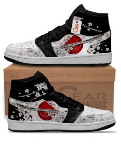 Alternative view of Sakura and Katana J1s Sneakers Japanese Style