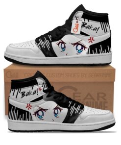 Alternative view of Baka J1s Sneakers Waifu Japanese Face Funny Shoes