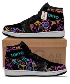 Alternative view of Japanese Tokyo Neon Signs J1s Sneakers