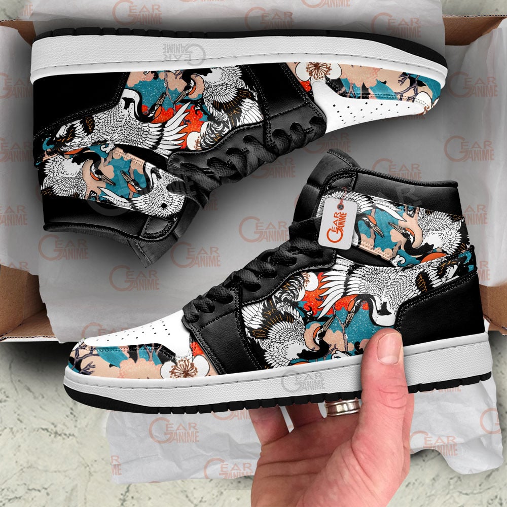 Japanese Cranes J1s Sneakers - Image 3